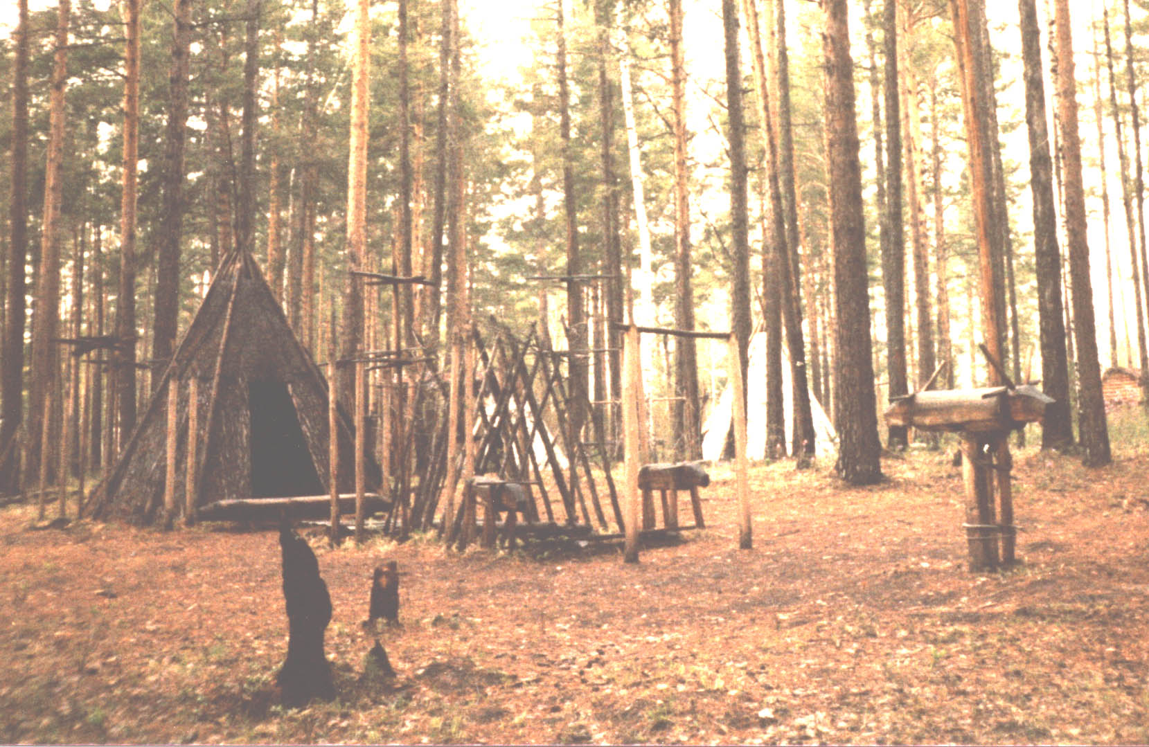 Evenk shaman tent photo by Heather Hobden